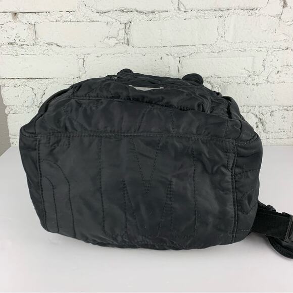 Marc Jacobs Black Quilted Nylon Bow Workwear Standard Supply Backpack